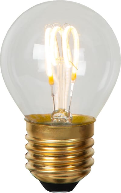 Lucide G45 - Filament lamp - Ø 4,5 cm - LED Dimbaar - E27 - 1x3W 2700K - Transparant