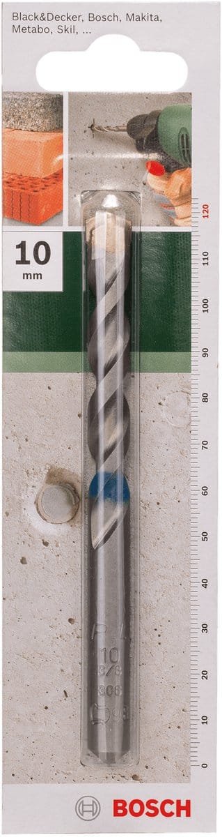 Bosch Accessories 2609255410 2609255410 Carbide Beton-spiraalboor 9 mm Gezamenlijke lengte 120 mm Cilinderschacht 1 stuk(s)