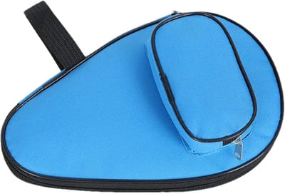 Tafeltennis racket hoes - Pong tas - Sport accessoires - Waterdichte ritssluiting - 30 cm - Blauw