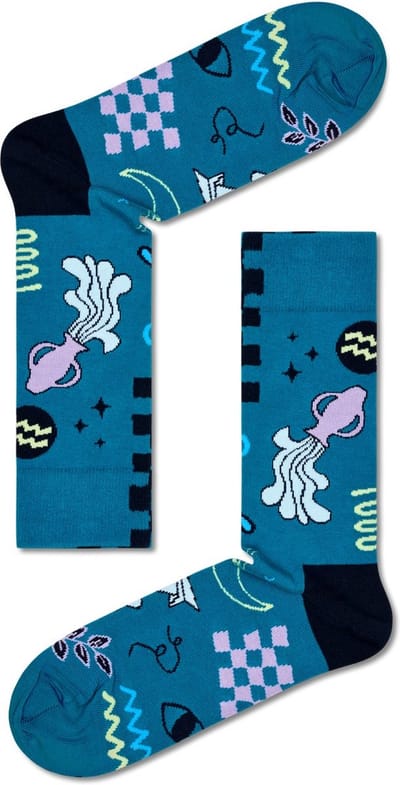 Happy Socks Aquarius Sock - unisex sokken - Unisex - Maat: 41 - 46