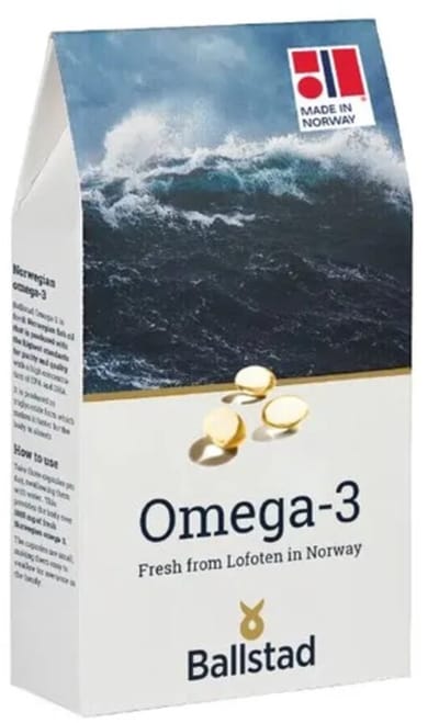 Ballstad Omega 3 Navulverpakking - 93 capsules