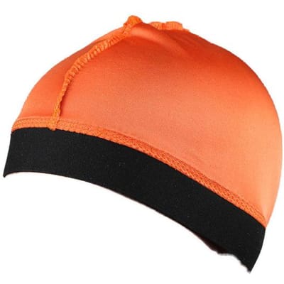 Nieuwe Effen Kleur Golfmuts Mannen Zacht Elastisch Ademend Muts Turban Hoed Unisex Nacht Slaap Hoes Hoofd Kaalheid door Kanker Chemo Mutsen orange
