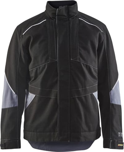 Blåkläder 4961-1516 Vlamvertragende Winterjas Zwart/Grijs maat 4XL