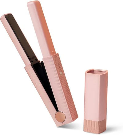 Snoerloze Stijltang Snel Opwarmen - Rollers Haarkrulspelden Haar Krultang - Hot Tools Voor Meisjes Vrouwen (Roze)