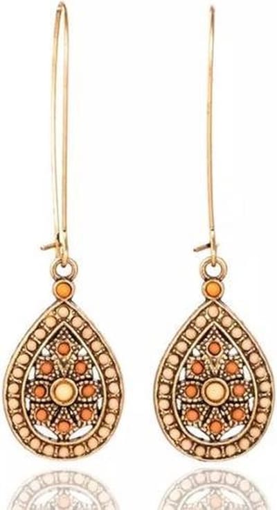 Jomide Oorhangers Vintage Boho - Oranje