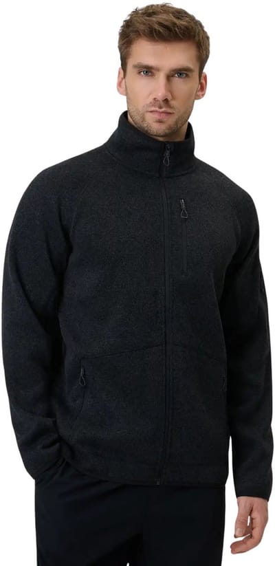 4F Fleece Heren Zwart - Maat M