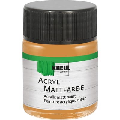 KREUL acryl matte verf, 50 ml - Oker