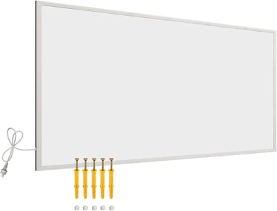 Warmtepaneel - Verwarmingsplaat IR - Zuinig Verwarmen - Energiezuinig - 1050 W - Wit