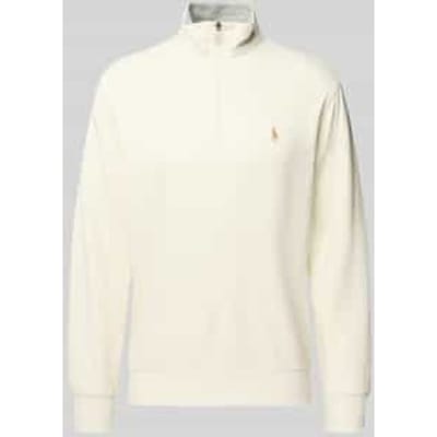 regular fit sweatshirt van katoenmix
