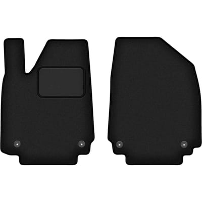 Wielganizator WLG-CARLUX Serie - Auto Vloermatten - Voorkant - Voor Hyundai Ioniq 6 Sedan - Zwart