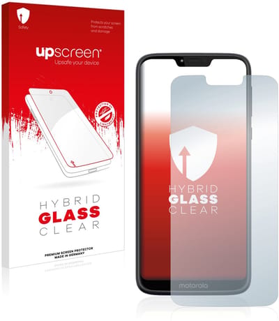 upscreen - Screenprotector voor Motorola Moto G7 Power - Folie Beschermfolie Beschermglas transparant