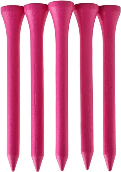 1000 Stuks Bamboe Golf Tees 70 mm Duurzaam en Milieuvriendelijk