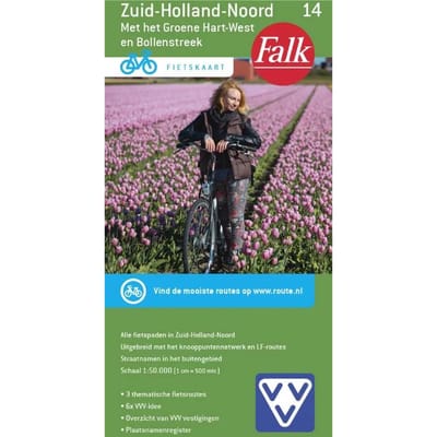 Falk fietskaart 14 Zuid-Holland Noord