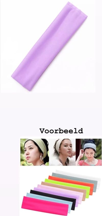 Akyol - Haarband |Paarse haarband |Sport haarband |Dames haarband-paars zweetband - haarband-paars band - Heren haarband| paars - Meiden haarband - Tieners haarband - hoofband - Koningsdag - Haarverzorging |