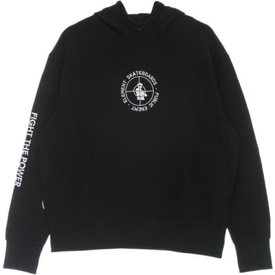 Lichtgewicht herensweatshirt met capuchon Pexe Target Hoodie zwart