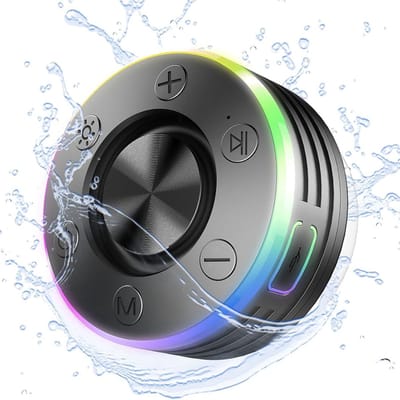 White-Label® Douche Speaker - Draagbare Radio - Bluetooth - Waterdicht