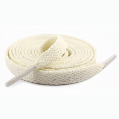 Consumerce® Platte Schoenveters 140cm - Creme - Sneaker Veters