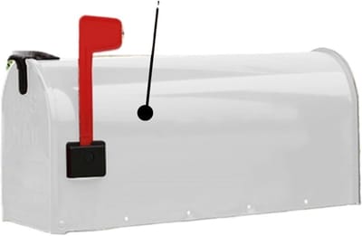 Brievenbus - Postbus brievenbak - Buiten post ontvangen - Weerbestendig robuust ontwerp - 500 gram