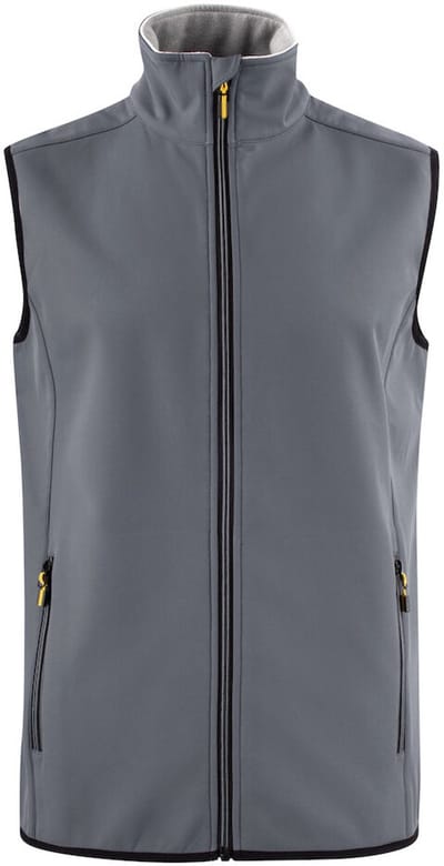 Printer Softshell Bodywarmer Vest Trial Man 2261059 Staalgrijs - Maat 4XL