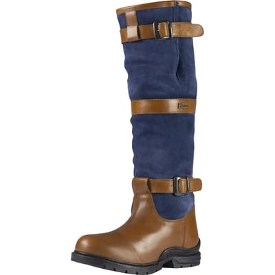 Leren waterdichte outdoorlaarzen hoog | merk Horka | model Highlander | kleur cognac blauw | Maten 36-46