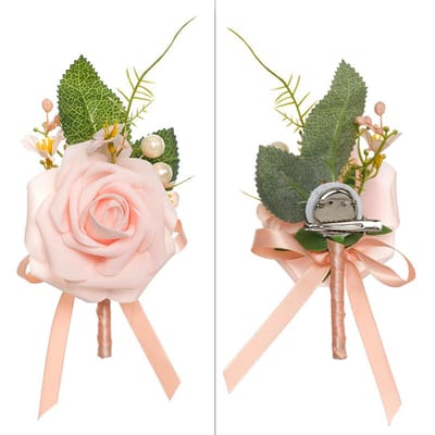Mode Boutonnière Bruids Bruidsmeisje Corsage Bloemspelden Bruidegom Mannen Vrouwen Knopen Gat voor Mannen Bruiloft Accessoires