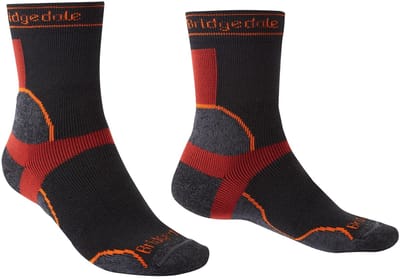 Bridgedale Midweight T2 Merino Sport Crew Sokken Zwart EU 44-47 Man