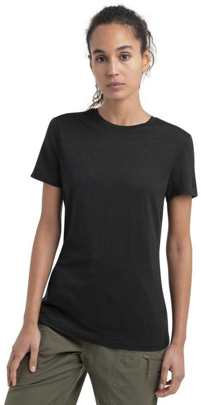 Icebreaker Merino 150 Tech Lite Iii T-shirt Met Korte Mouwen Zwart M Vrouw