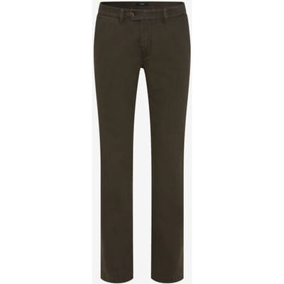Brax Broek Jörn Flat Front Cotton Subtle Thermo Concept Donker Groen / male