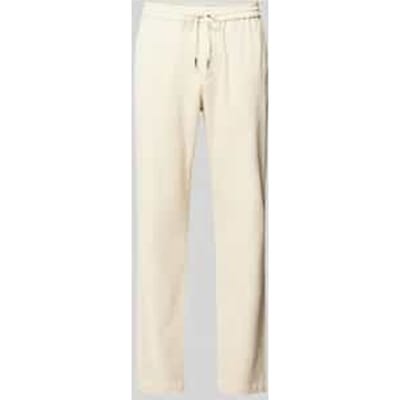 Regular fit chino met structuurmotief, model 'HARLEM'