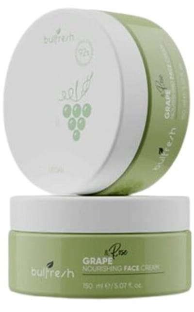 Bulfresh - Gezichts creme druif en roos 150 ml