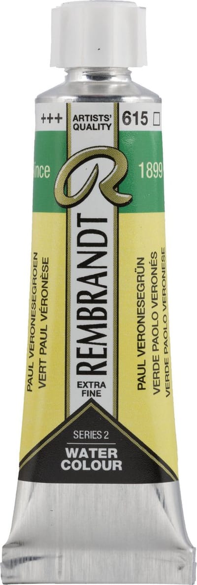 Rembrandt Aquarelverf Tube 10 ml Paul Veronesegroen 615