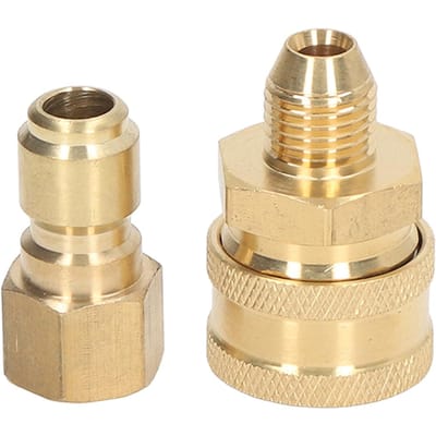 5000PSI Hogedrukreiniger Koppelingen Wasmachine Slang Adapter Vrouwelijk Mannelijk Connectoren M18x1.5mm beige