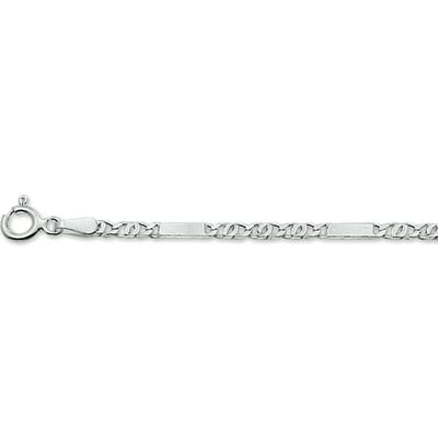Zilver Gerhodineerde Armband valkenoog 2 1329740