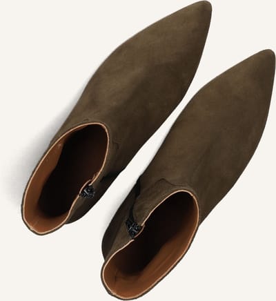 Toral Belinda Enkellaarsjes - Enkelboots met rits - Dames - Bruin - Maat 41
