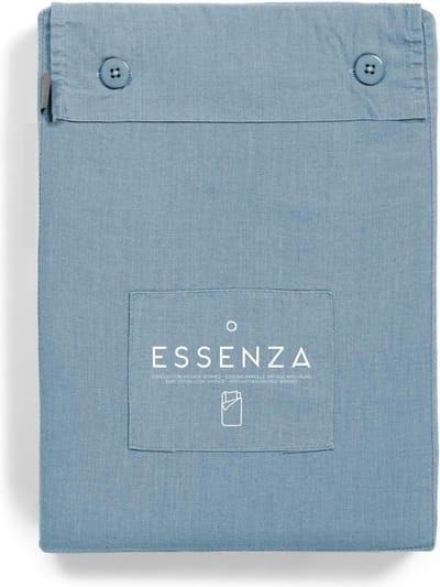 ESSENZA Guy Dekbedovertrek Blauw - Lits-Jumeaux XL – 260x200/220 cm