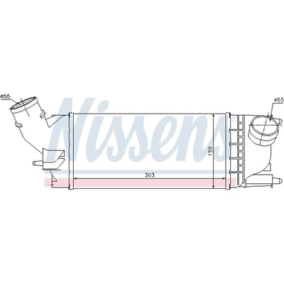 Intercooler NISSENS 96599