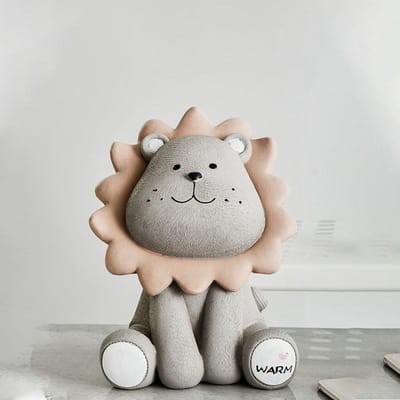 Leeuw Spaarpot Opslag Cartoon Kluis Geld Sparen Kinderspeelgoed Cadeau Schattige Munt Geldkoffer Creatieve Huisdecoratie Ornamenten
