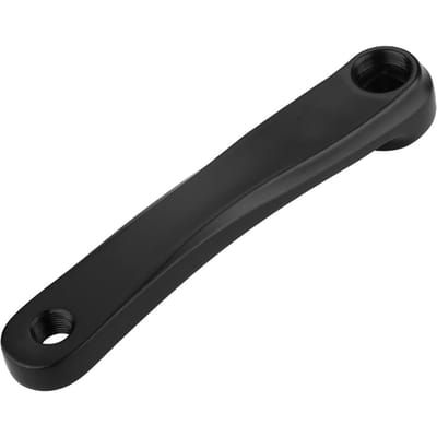 170mm Fiets Aluminiumlegering Links Enkel Ketting Crankarm Vervanging (Zwart Vierkant Gat)