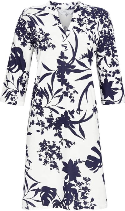 Ringella – Floral Design – Nachtkleed – 5271001 – Night Blue – Maat 42