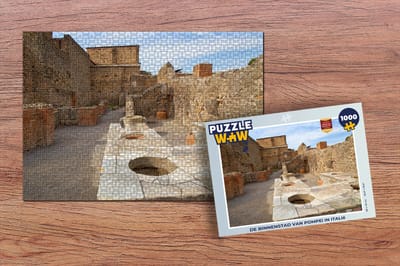 Puzzel De binnenstad van Pompeï in Italië - Legpuzzel - Puzzel 1000 stukjes volwassenen