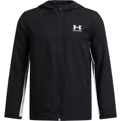 Under Armour Rival Woven Trainingspakken Kinder - Zwart - Maat 149 - 160 CM - Poly Woven