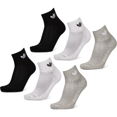 Adidas Mid Ankle 6 Pairs Sokken Unisex - Wit - Maat 34-36