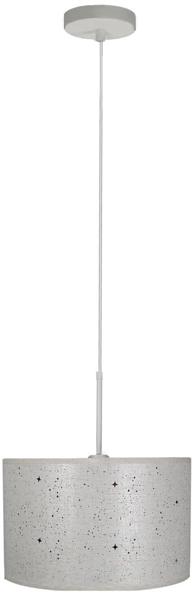 Glitzerlife - Hanglampen - Modern Sterrenhemel Ontwerp - Stoffen Lampenkap - E27 Fitting Max.40W - Metaal Basis - Ø38cm -Eetkamer Slaapkamer Woonkamer