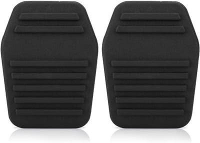 Pedal Rubber Clutch Cover voor Auto's - 63 x 47 mm Zwart - Geschikt voor Transit MK6 MK7 - Duurzaam, Antislip en Comfortabel