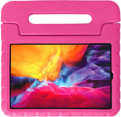 Hoesje - Geschikt voor Apple iPad Pro (2018) - 12.9 inch - Kinderhoes Shockproof Bumper - Kidsproof Case - Tablet Hoes - Kinder Hoes Cover - Roze