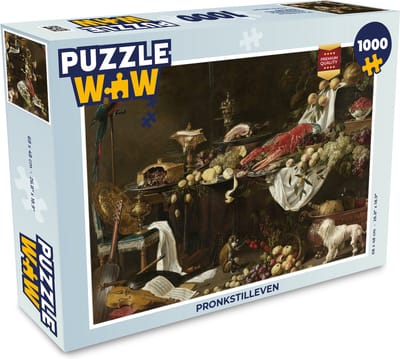 Puzzel Pronkstilleven - Legpuzzel - Puzzel 1000 stukjes volwassenen