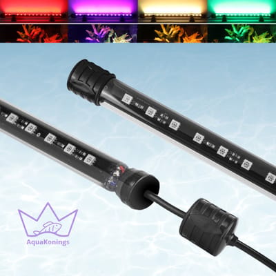 AquaKonings - aquariumverlichting - 38cm - 16 kleuren - Met afstandsbediening - Geschikt voor boven en onderwater - Aquariumlamp - aquarium licht
