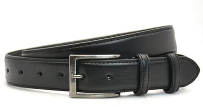 Timbelt Leren Pantalon Riem 3.5 cm Zwart | Maat 95