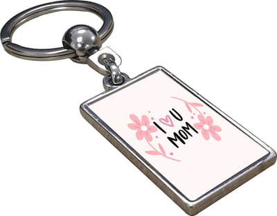 I Love u Mom - Sleutelhanger - Cadeau - Verjaardag - Kerst - Kado - Valentijn - Moederdag - Moederdag cadeautje - Moederdag cadeau voor mama