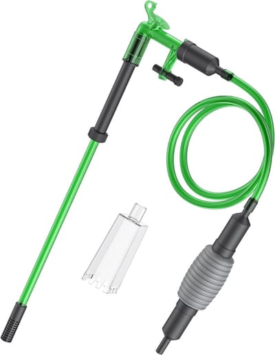 Nexvo®Aquarium Stofzuiger - Bodemreiniger - Gravel Cleaner – Groen - ‎25cm x 21cm x 7cm